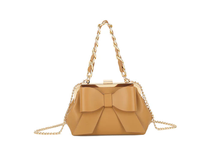 Ella Bow Bag Camel